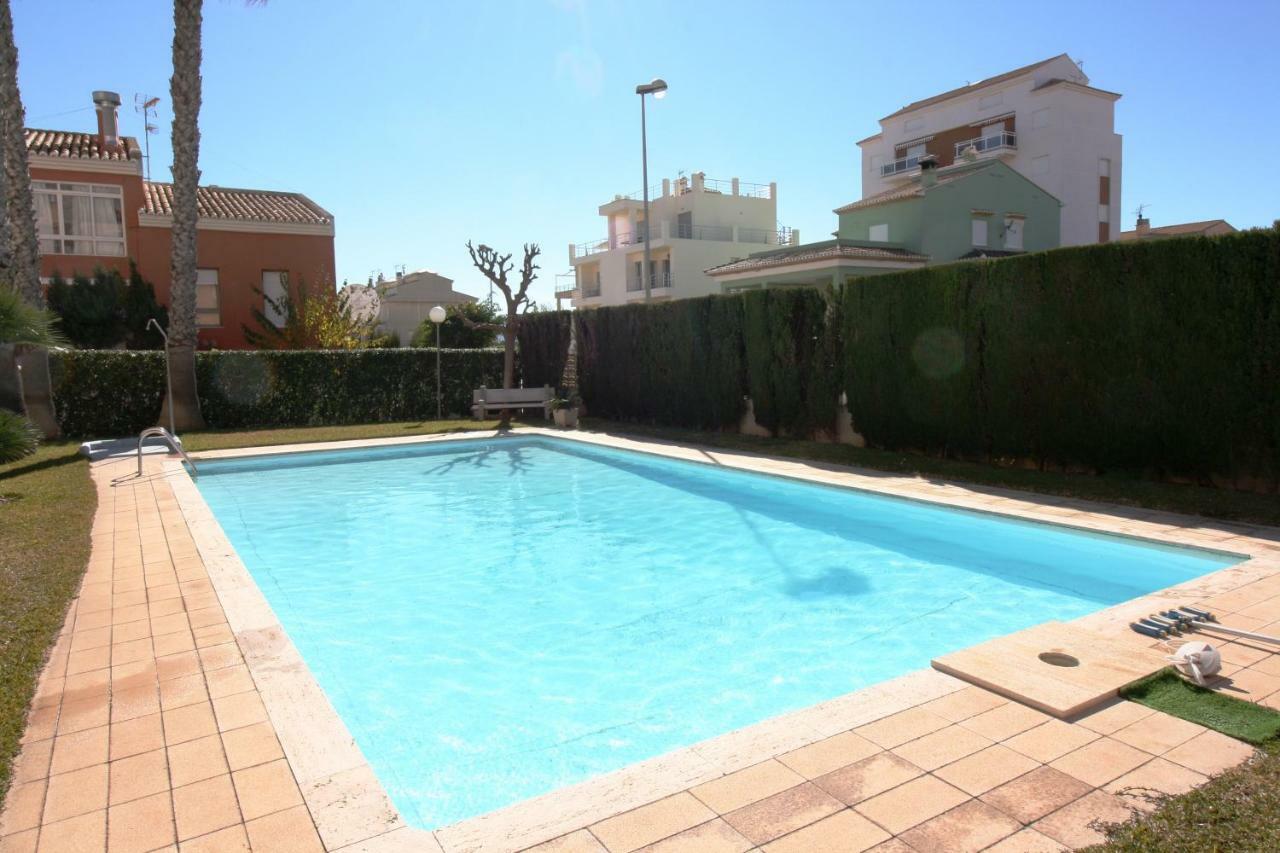Apartamento con piscina y vistas al mar Aguamarina 36 Oliva Exterior foto