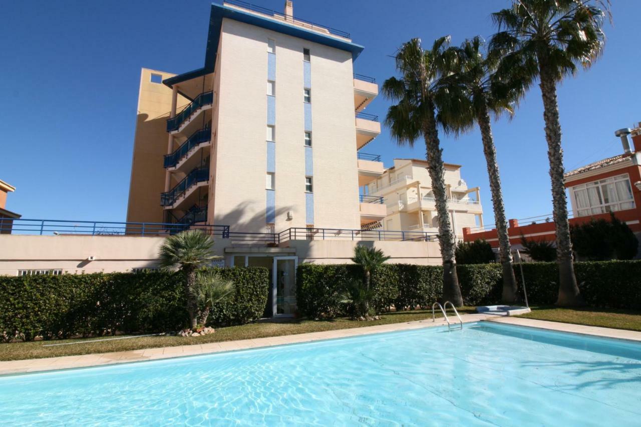 Apartamento con piscina y vistas al mar Aguamarina 36 Oliva Exterior foto